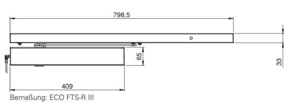 ECO Freilauftürschließer FTS-R III –EN 3-6